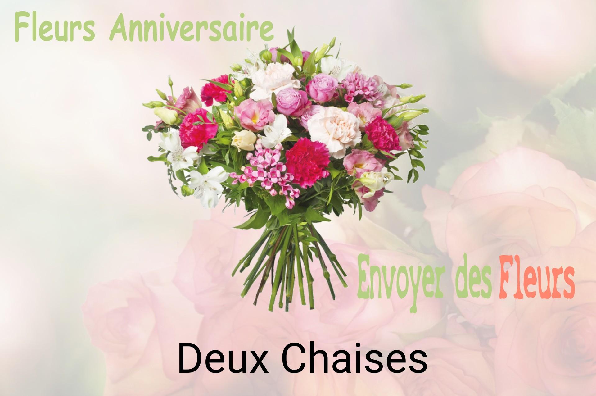 Bouquet de fleurs d’anniversaire livré à Deux-Chaises